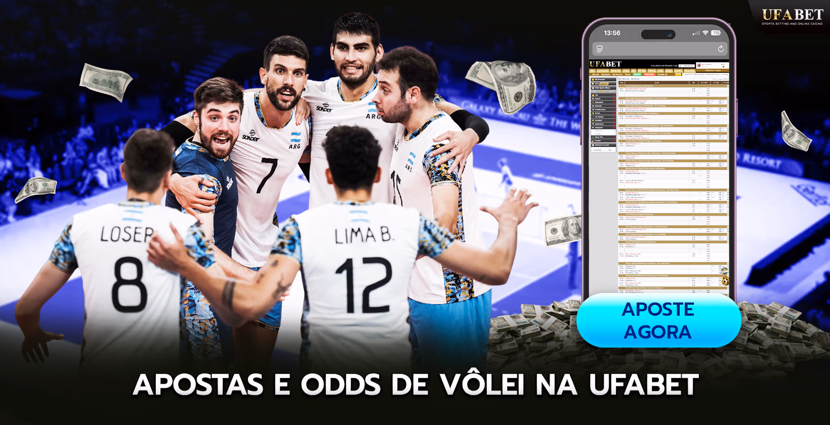 Apostas e probabilidades de vôlei da Ufabet