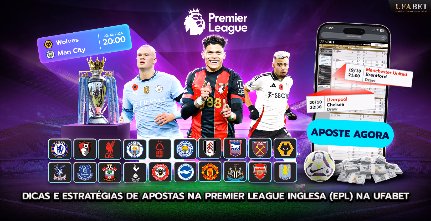 Apostar no futebol da Premier League inglesa