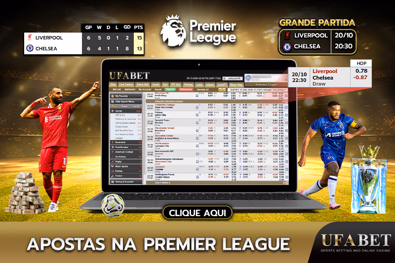 Apostas na Premier League Inglesa