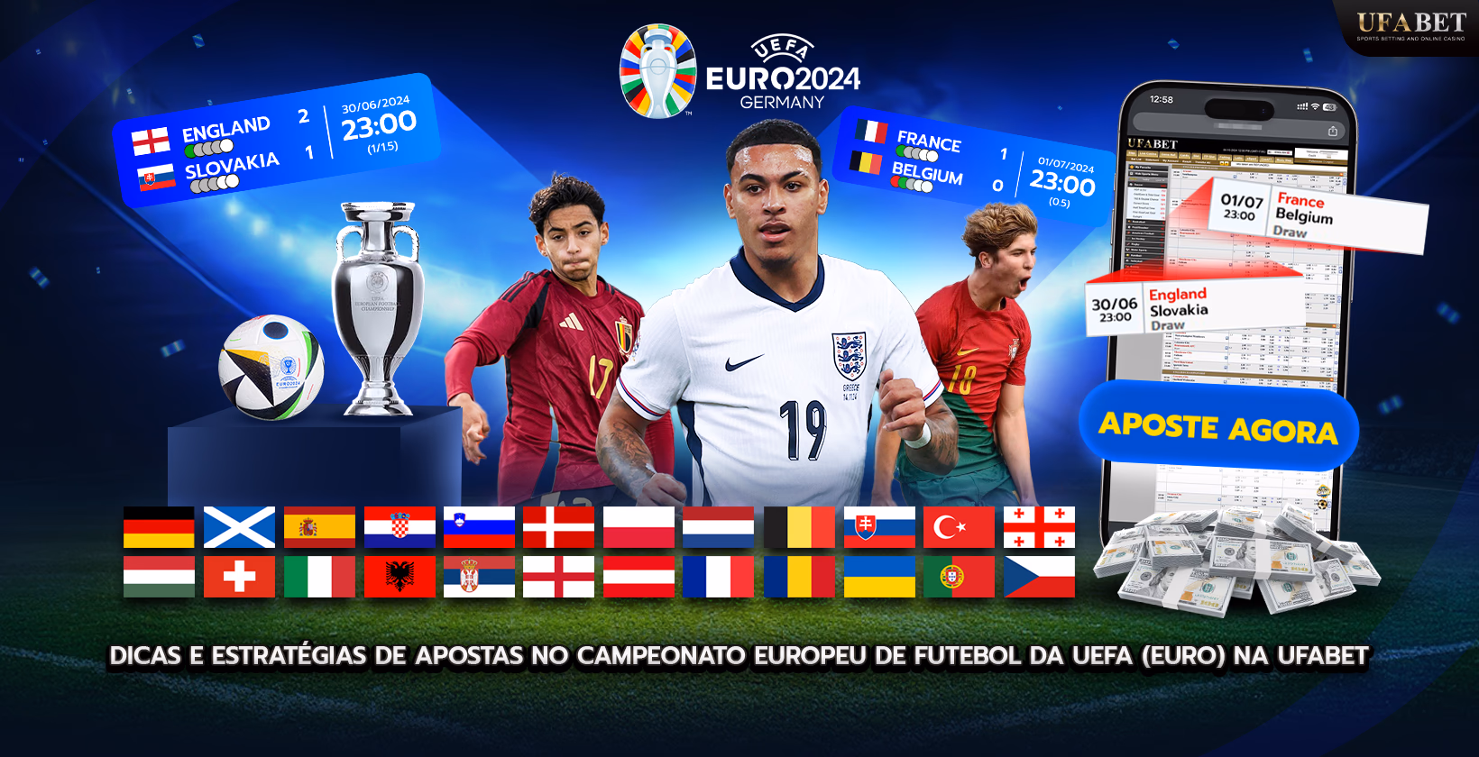 Apostas no Campeonato Europeu da UEFA