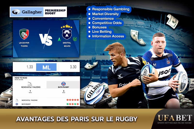 Avantages des paris sur le rugby