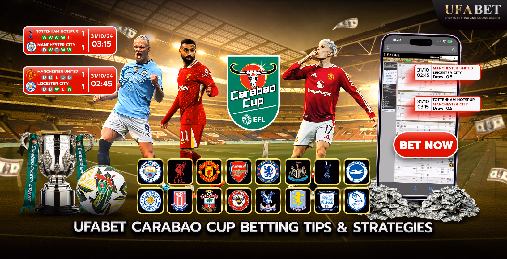 Ufabet Carabao Cup Betting Tips and Strategies