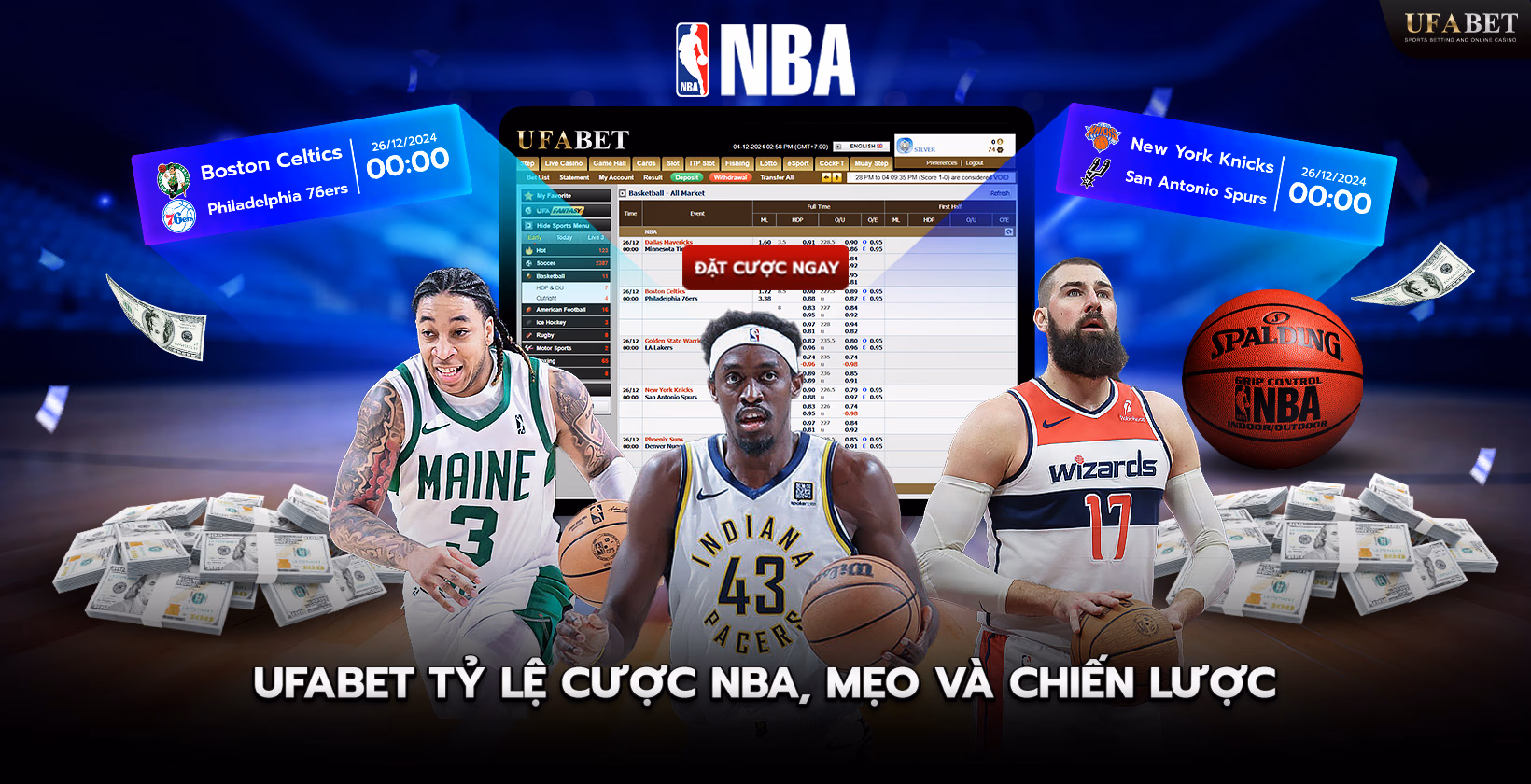 Mẹo và Chiến lược Cá cược NBA trên Ufabet
