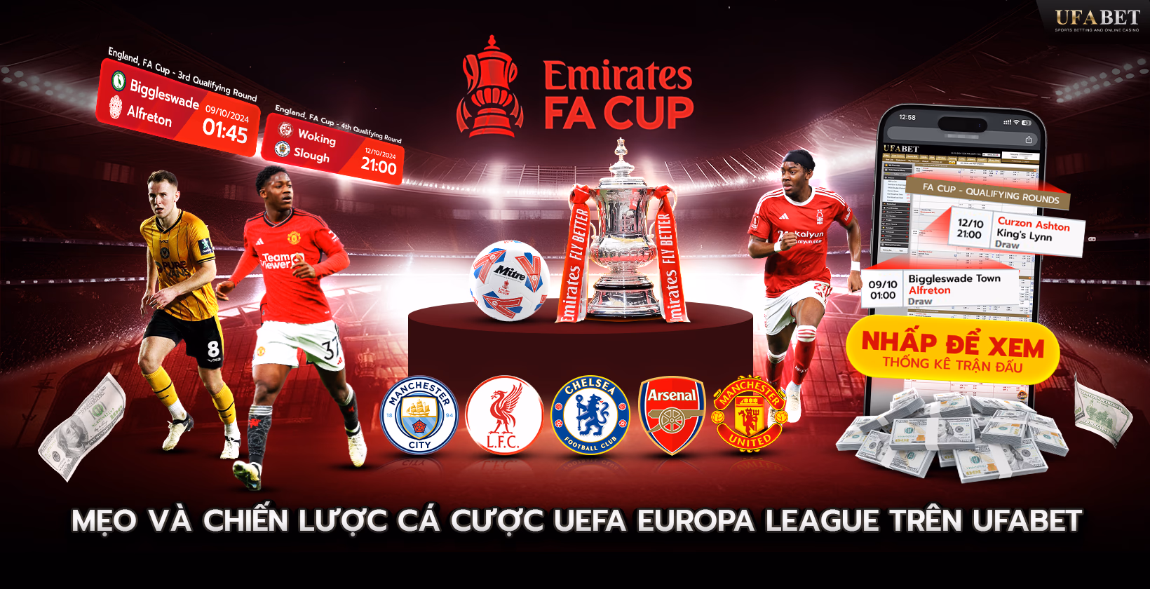 Mẹo và Chiến lược Đặt Cược FA Cup trên Ufabet