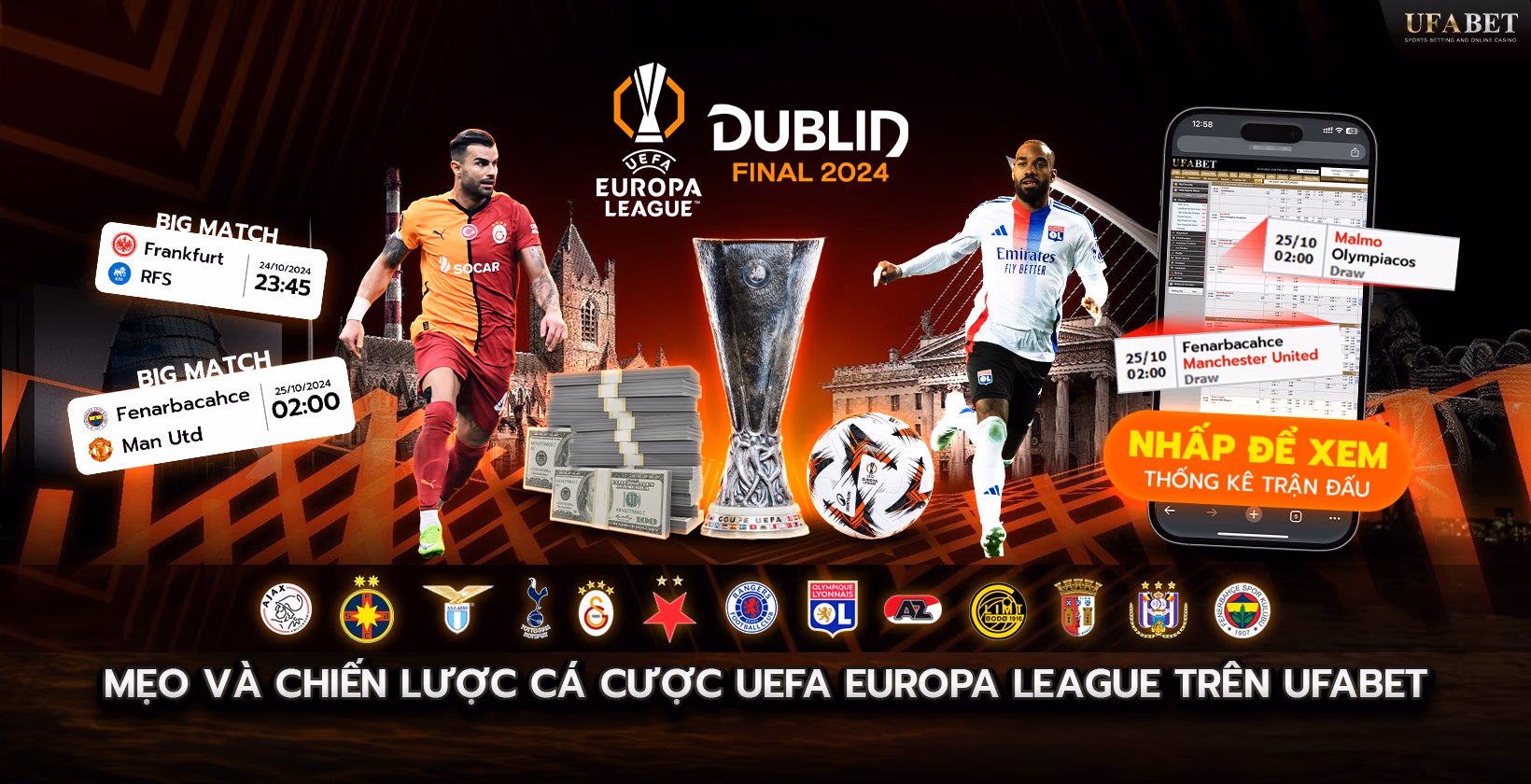 Mẹo và chiến lược cá cược Europa League trên Ufabet
