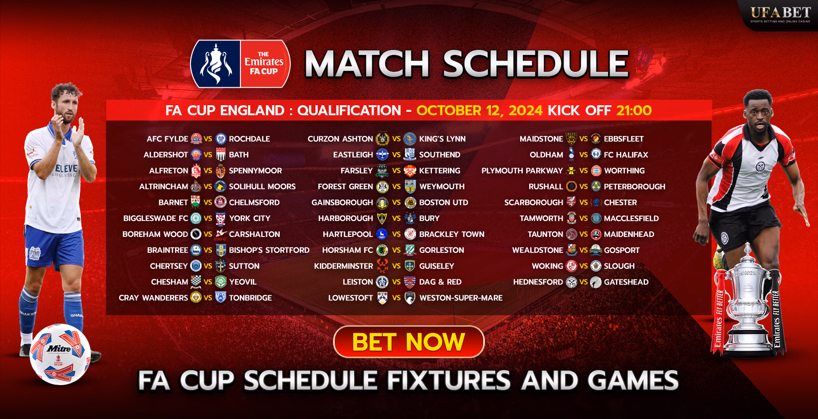 FA Cup Schedule And Fixtures