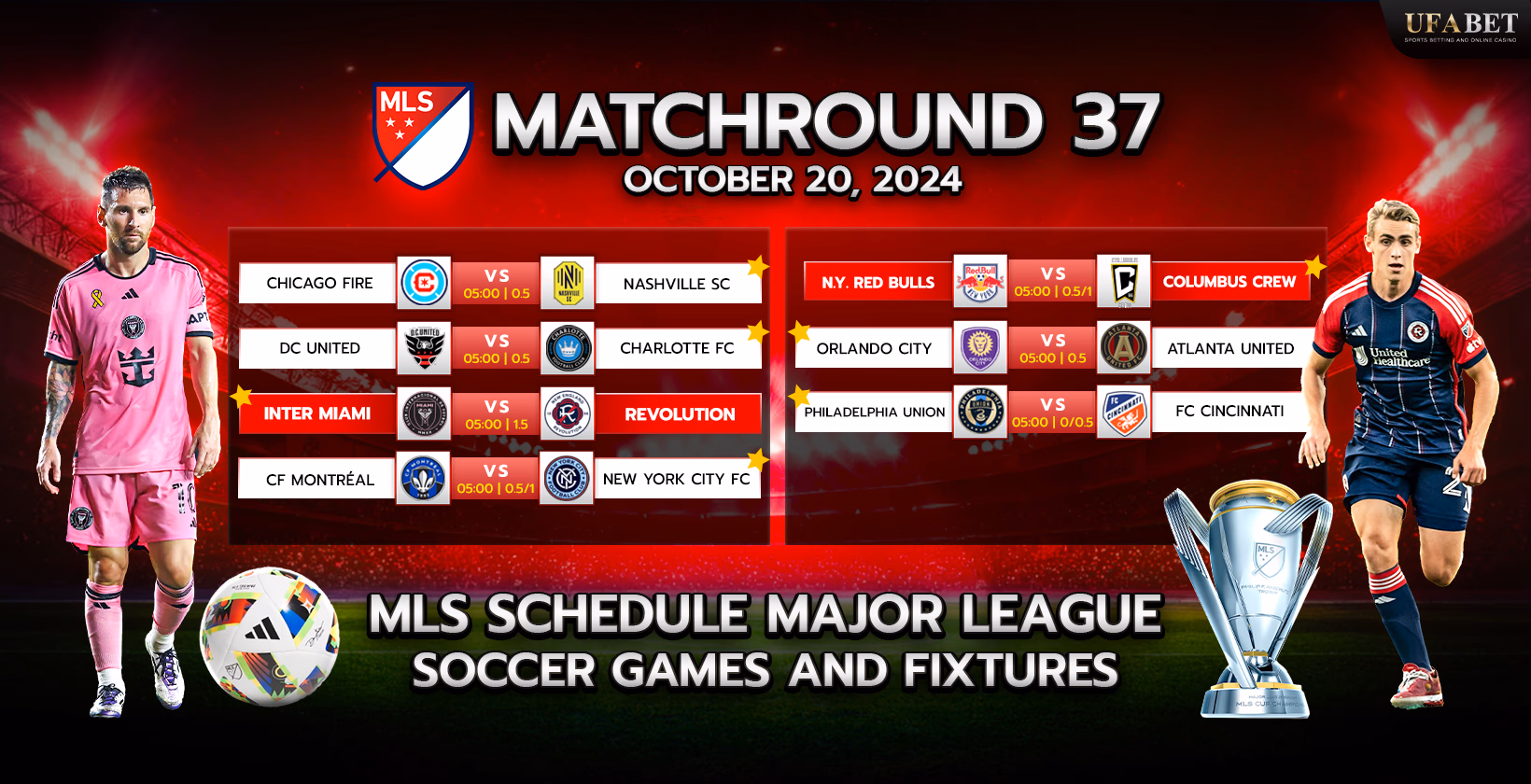 MLS Schedule and Fixtures