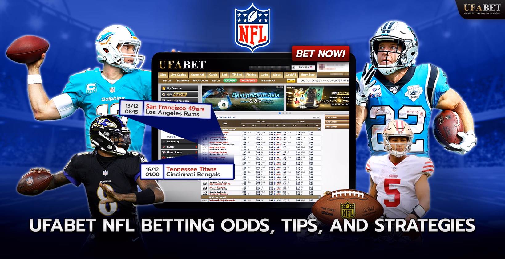 NFL Betting Strategies on UFABET