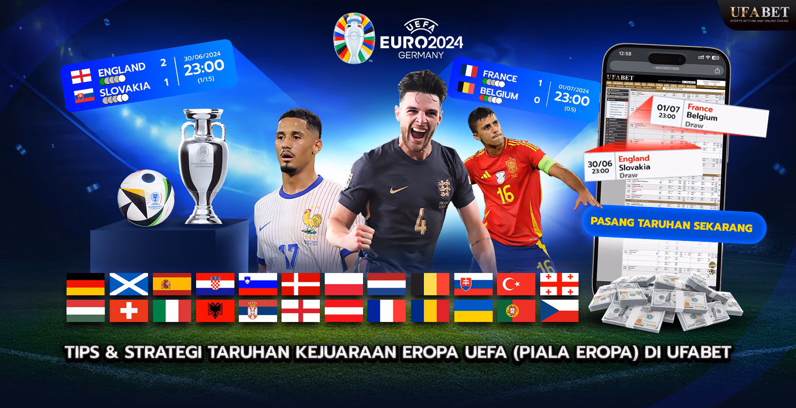 Tips dan Strategi Taruhan Piala Euro di Ufabet