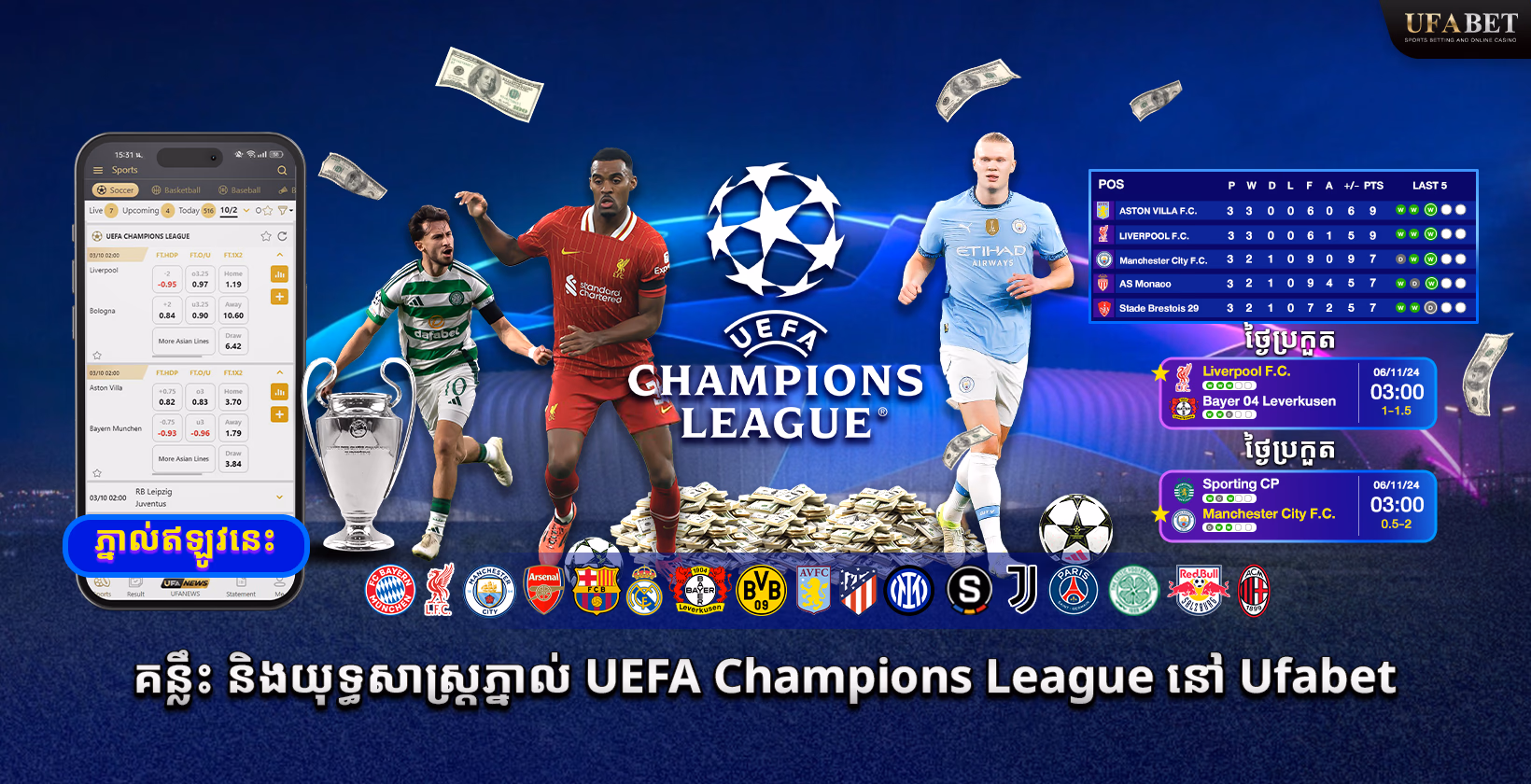 UEFA Champions League လောင်းကစား