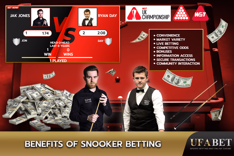 Benefits of Snooker Betting via UFABET