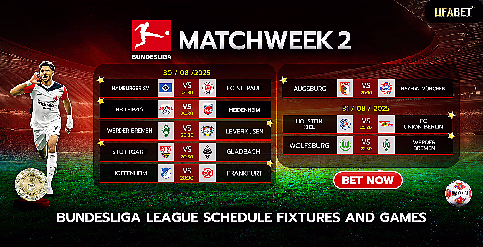 Bundesliga Schedule and Fixtures