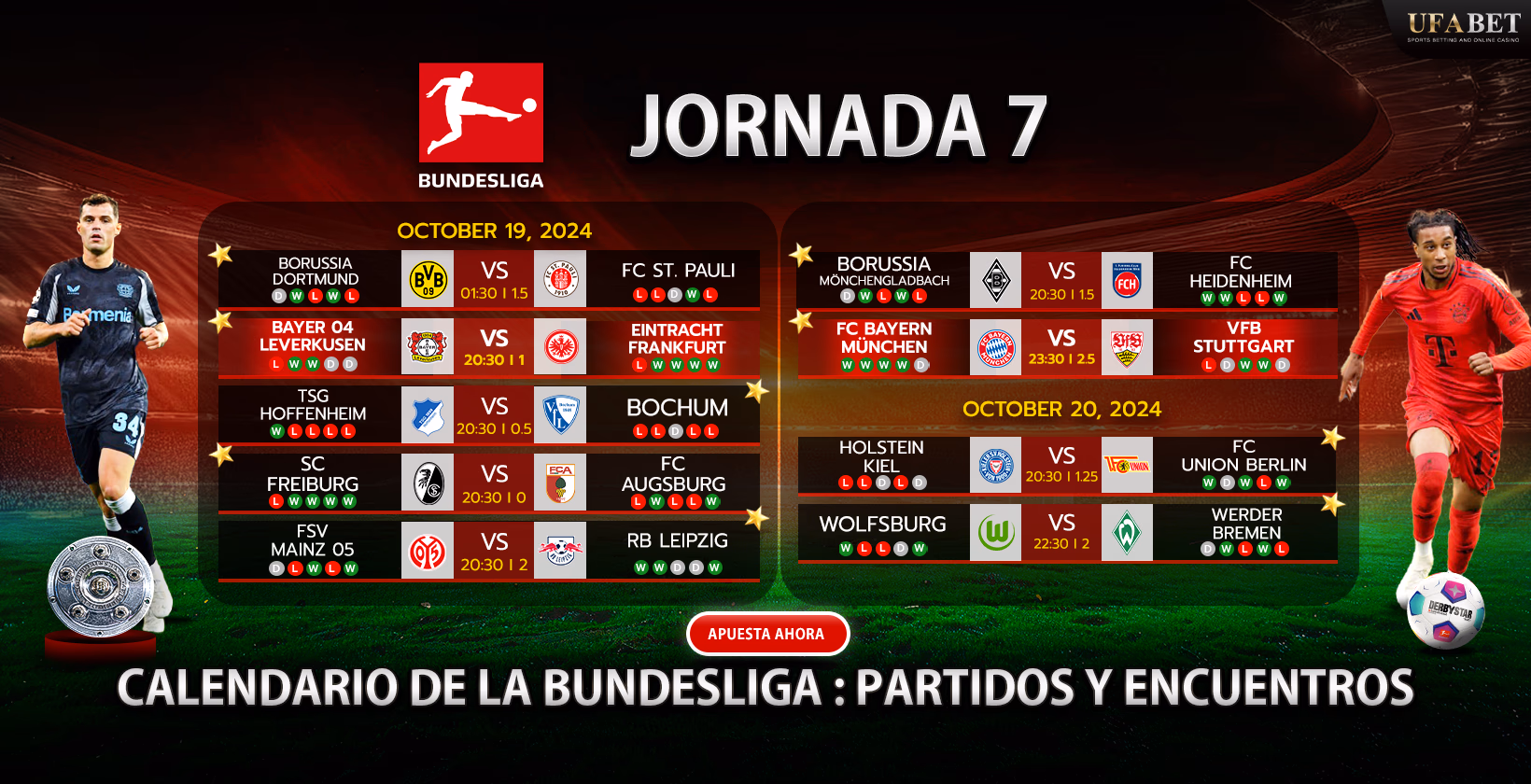 Calendario y competiciones de la Bundesliga