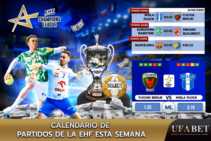 Calendario de partidos de la EHF