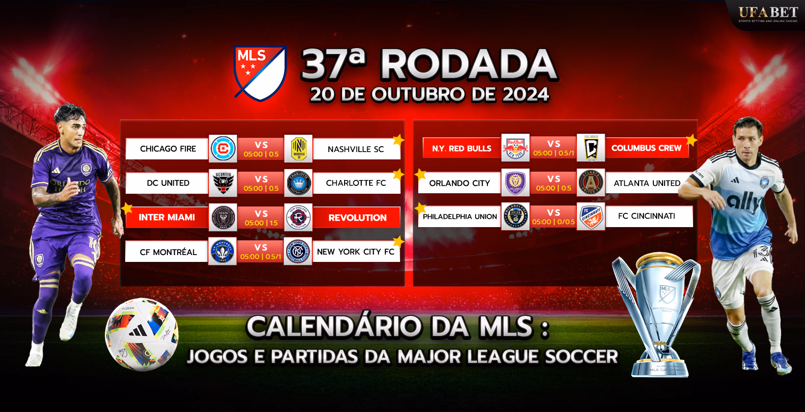 Calendário das competições da Major League Soccer