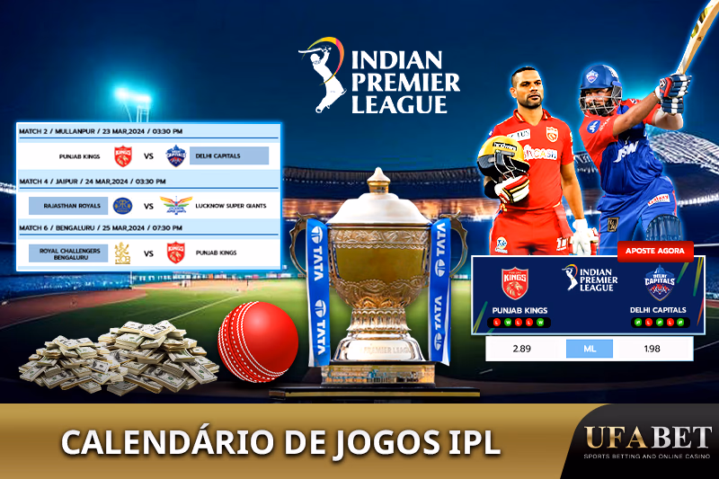 Calendário e partidas da Indian Premier League