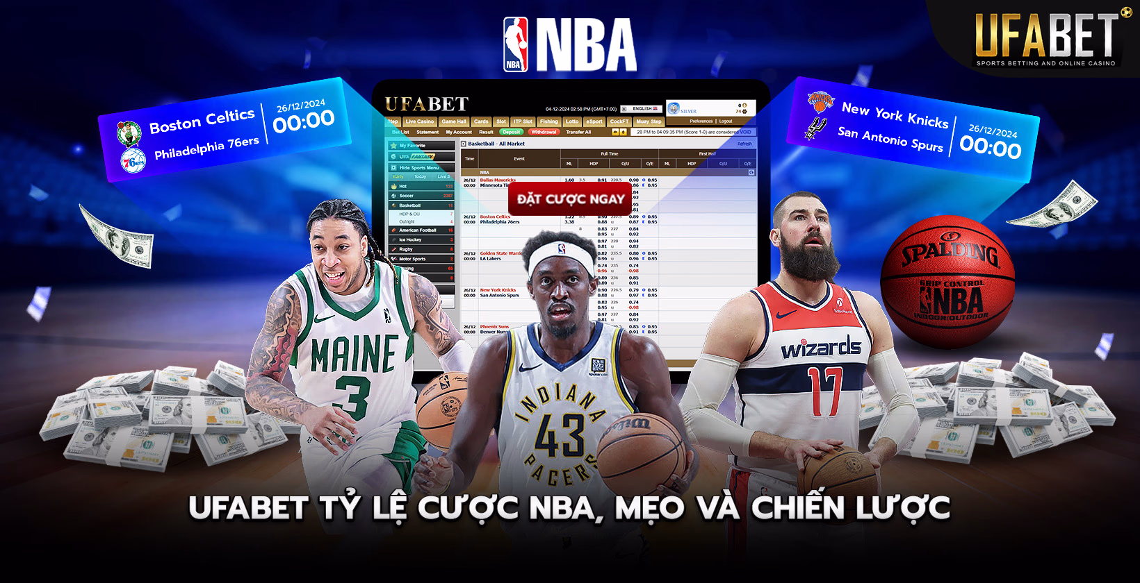 Mẹo và Chiến lược Cá cược NBA trên Ufabet