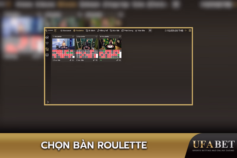 Chọn Bàn Roulette Trực Tuyến từ Nhiều Lựa Chọn