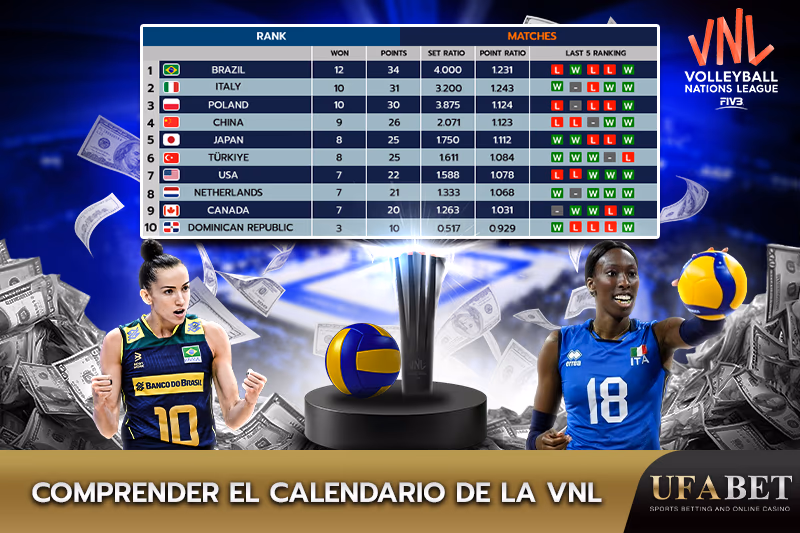 Entiende la tabla VNL