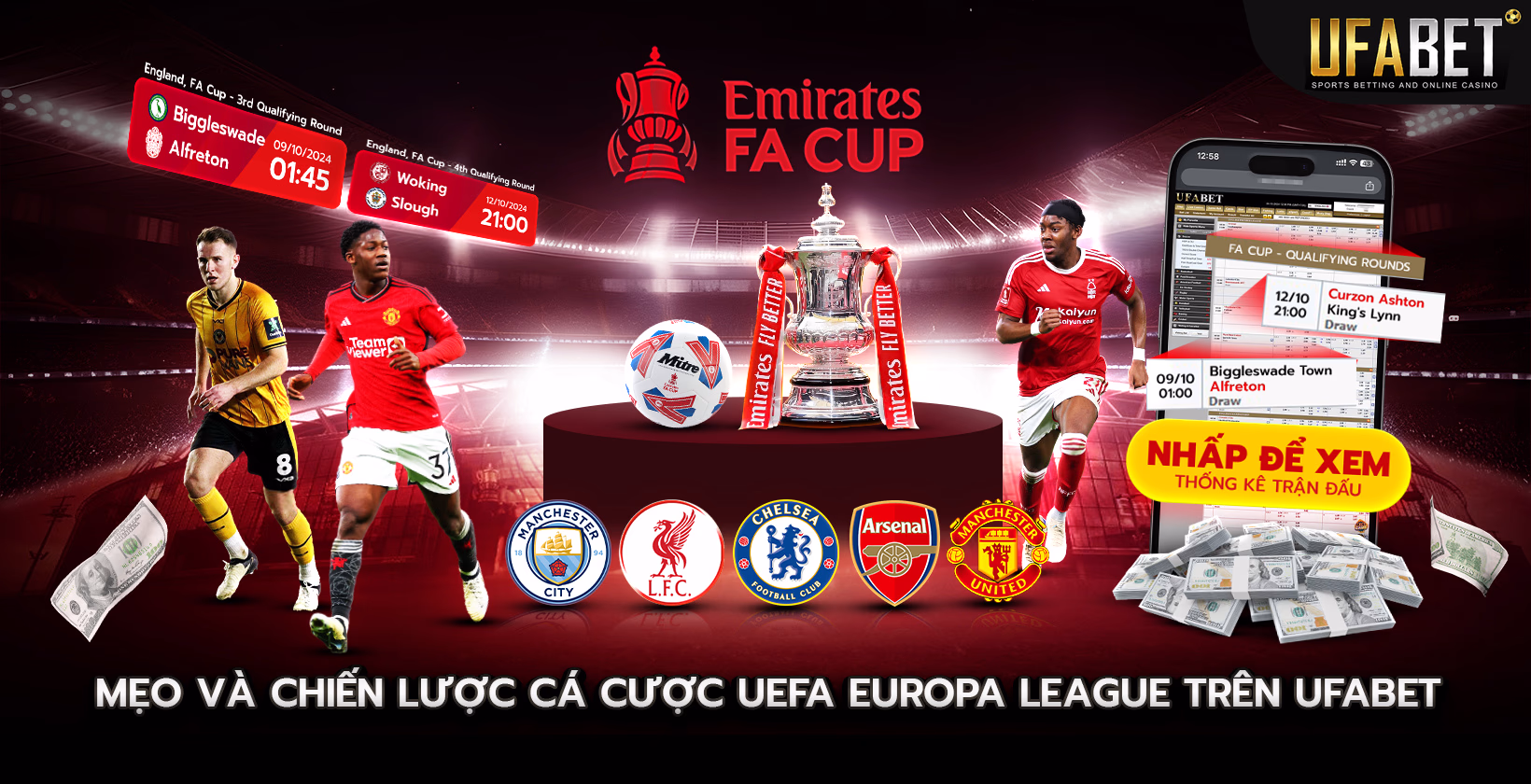 Mẹo và Chiến lược Đặt Cược FA Cup trên Ufabet