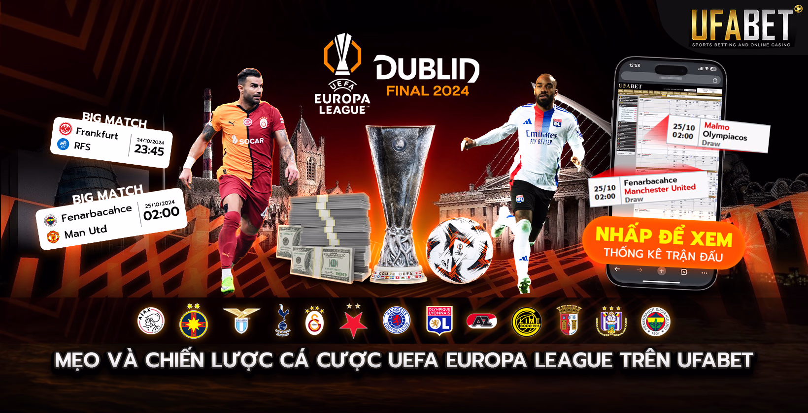 Mẹo và chiến lược cá cược Europa League trên Ufabet