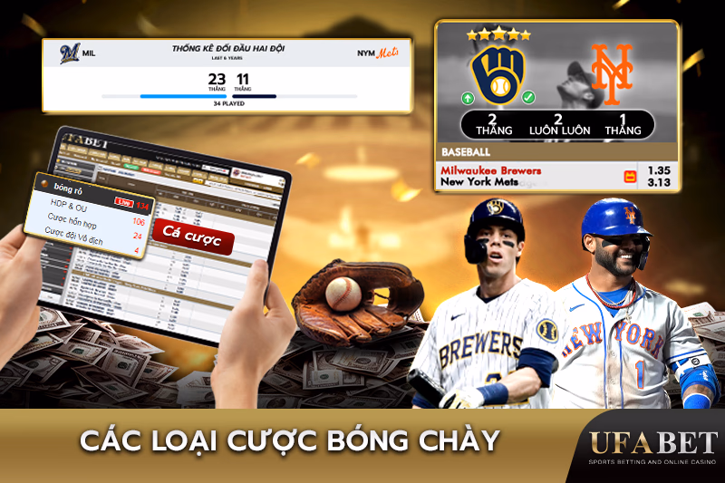 Các Loại Hình Cá Cược Bóng Chày