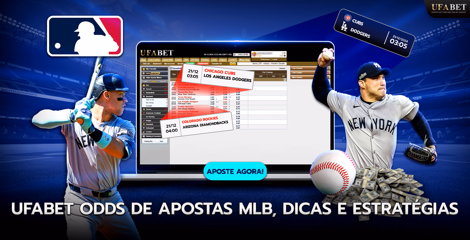 Estratégias de apostas MLB no UFABET
