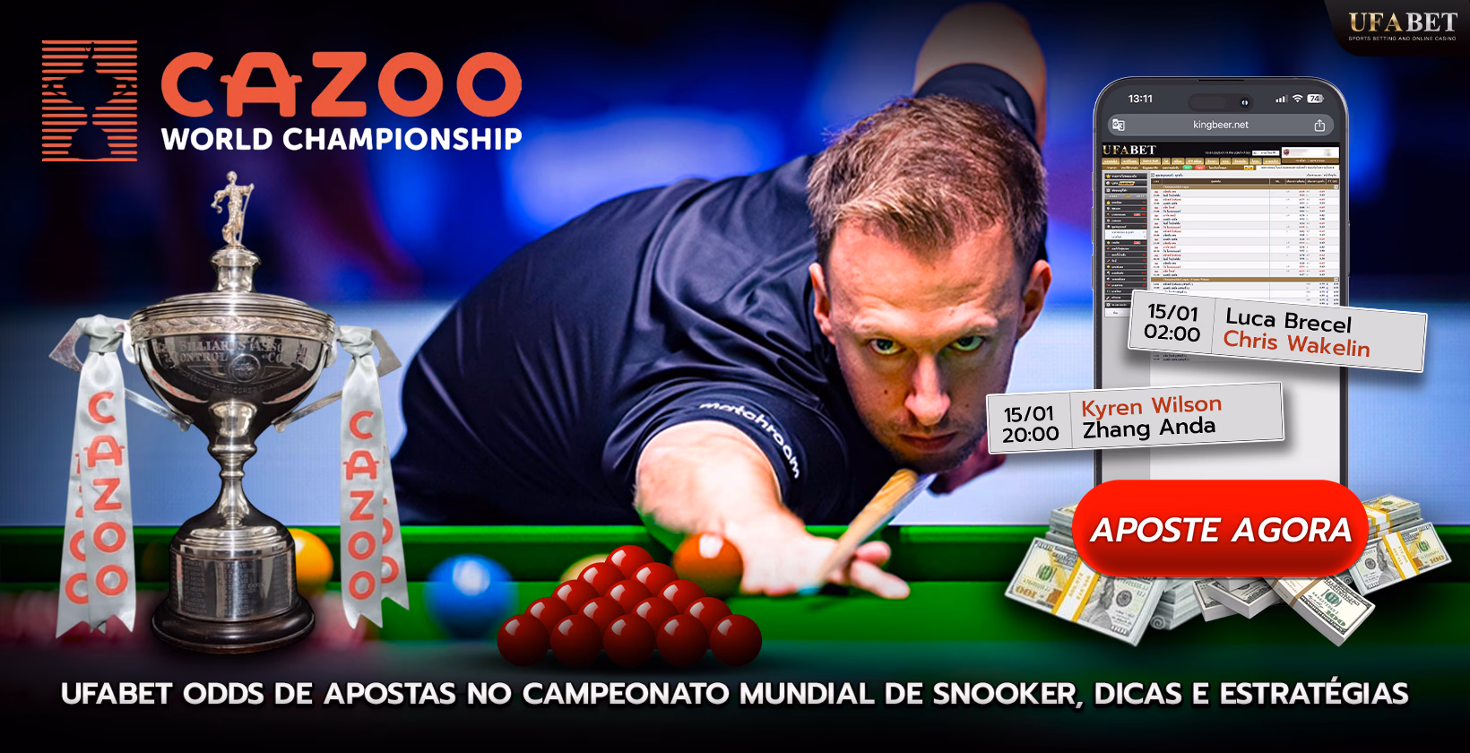 Estratégias de Apostas para o Campeonato Mundial de Snooker