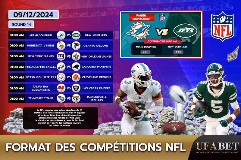 Calendrier des compétitions NFL