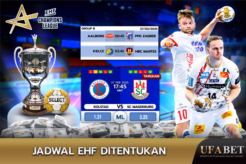 Pertandingan yang dikonfirmasi di Liga Champions EHF