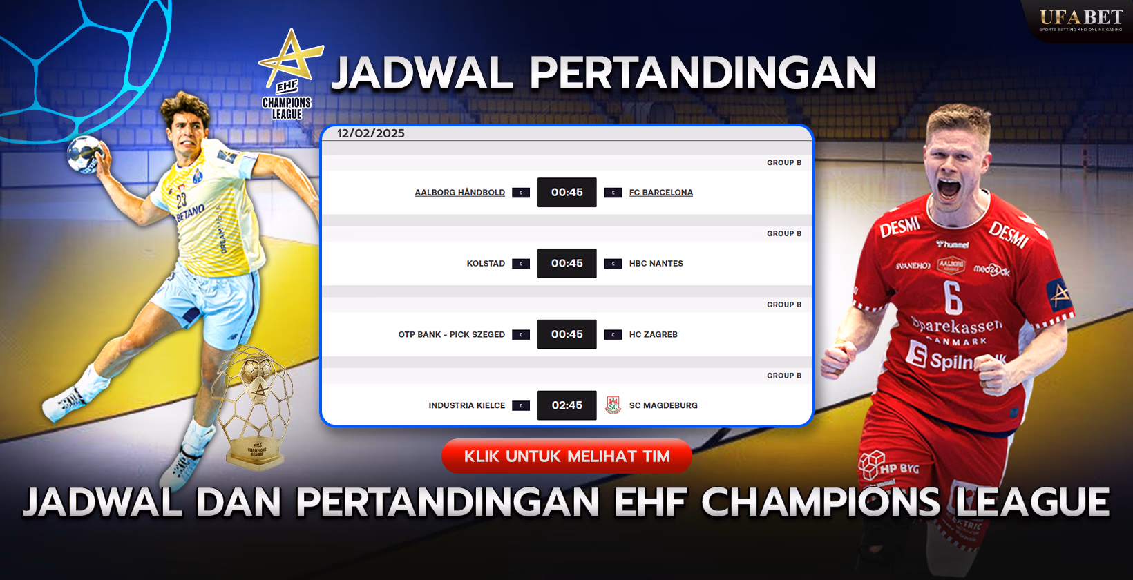Jadwal Liga Champions EHF