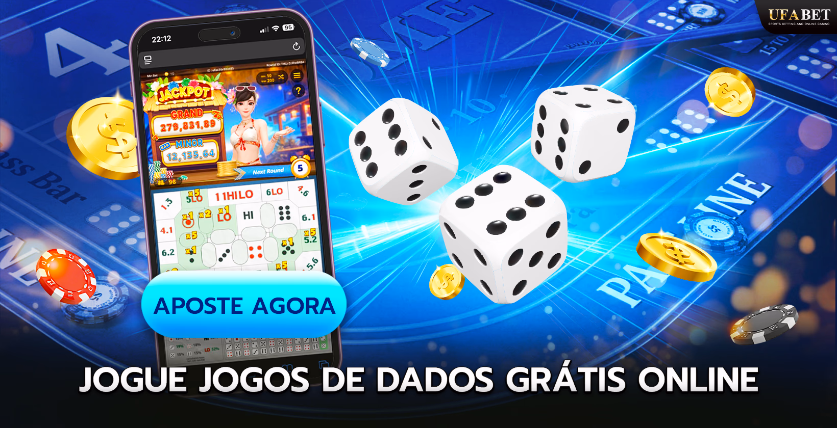 Jogar jogos de dados grátis online