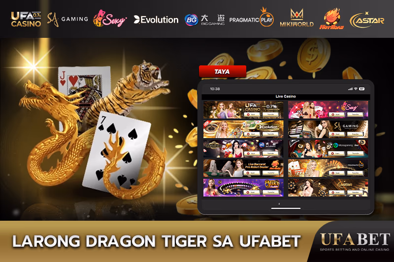 Live na laro ng Dragon Tiger sa UFABET