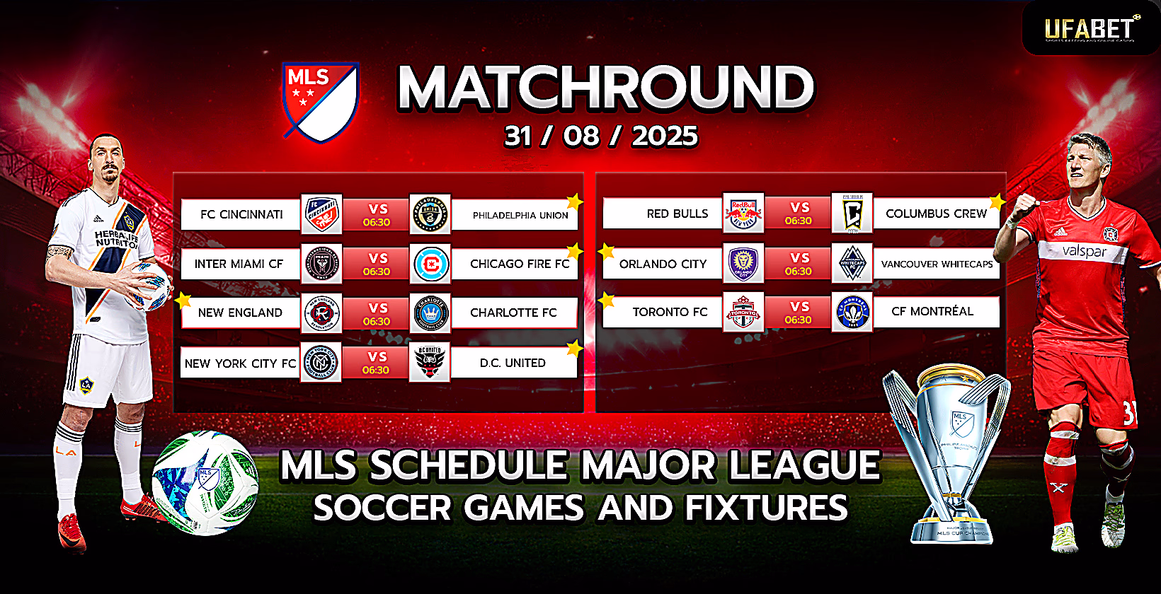 MLS Schedule and Fixtures