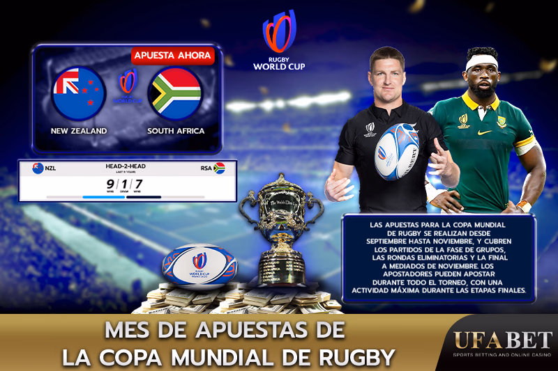 Periodo de apuestas de la Copa Mundial de Rugby