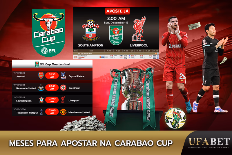 Período para Apostar na Carabao Cup