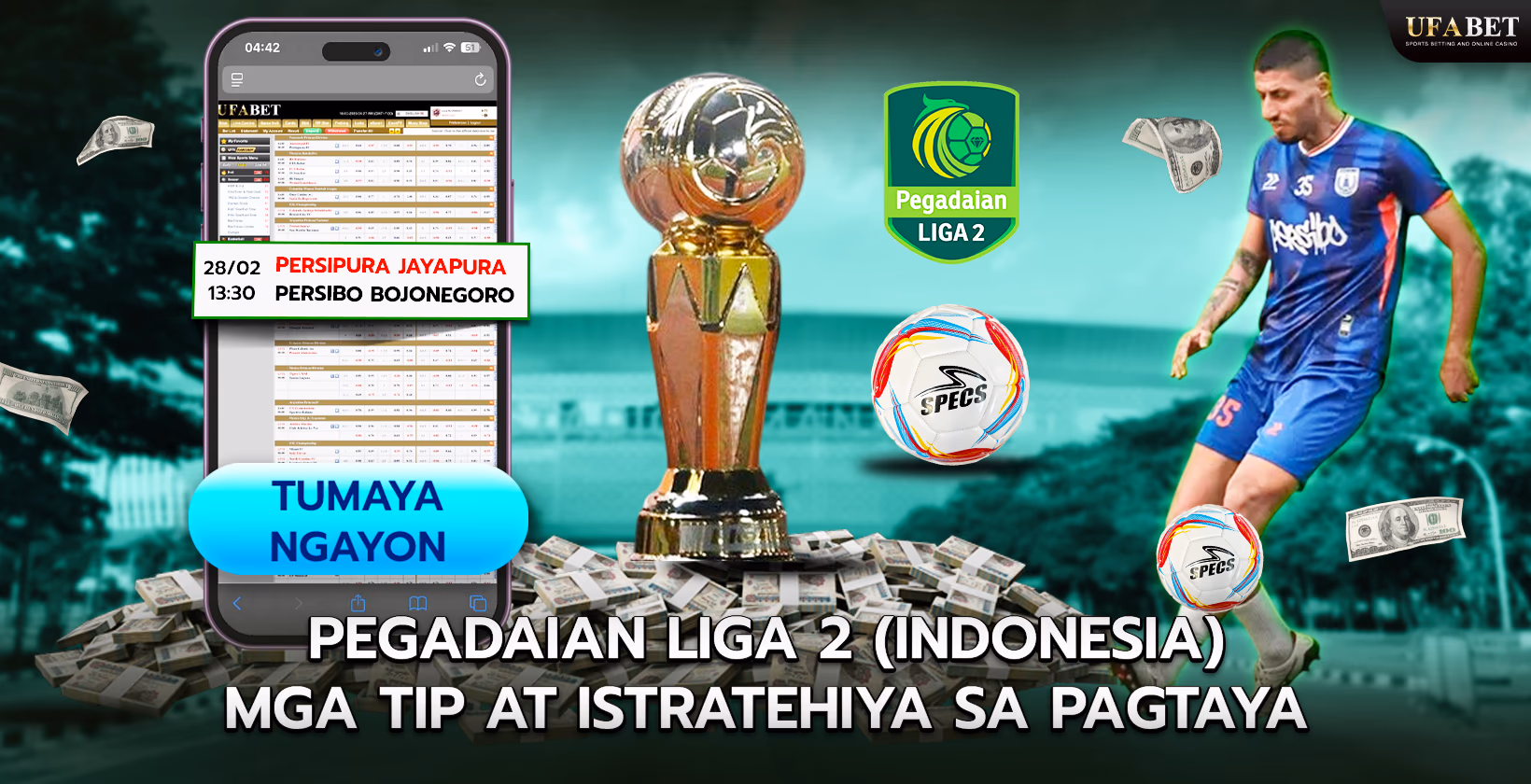 Estratehiya sa Pagtaya sa Pegadaian Liga 2 (Indonesia)