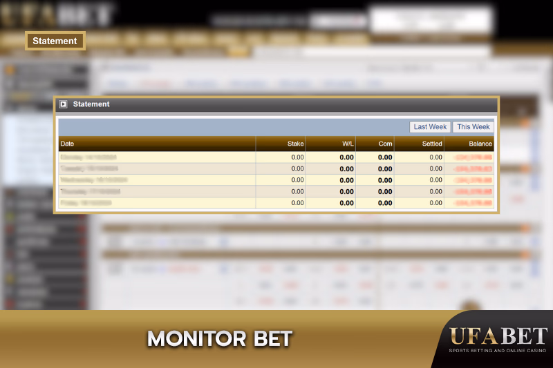 Tracking Tennis Bets on UFABET