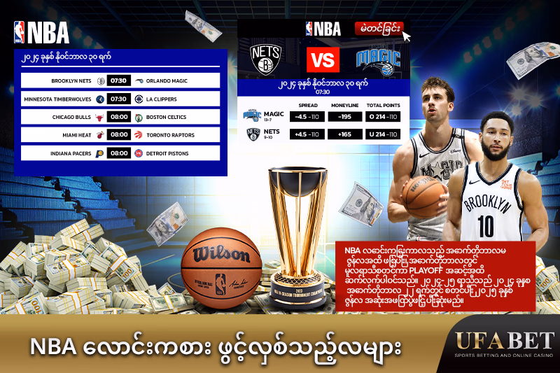 NBA လောင်းကစားရနိုင်သောလများ
