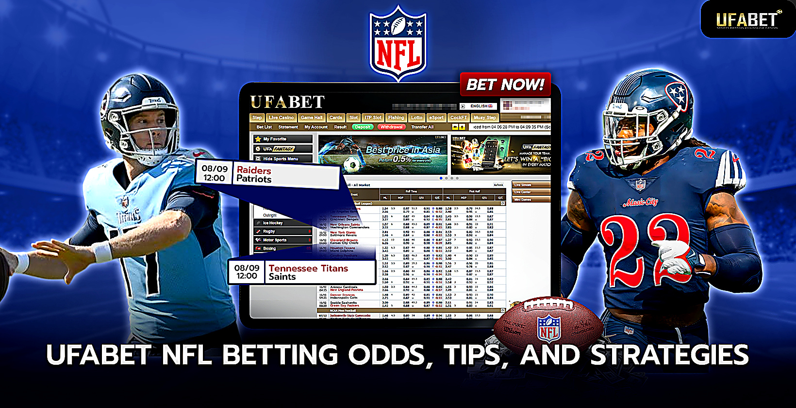 NFL Betting Strategies on UFABET