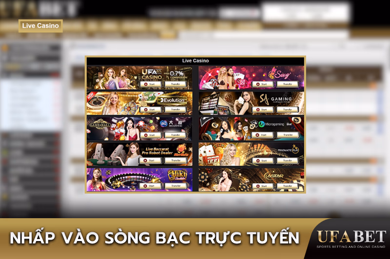 Truy Cập Các Trò Chơi Casino Trực Tuyến Khác Nhau từ Các Nhà Cung Cấp Hàng Đầu