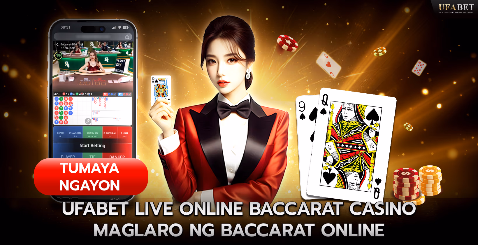 Bet on online baccarat UFABET