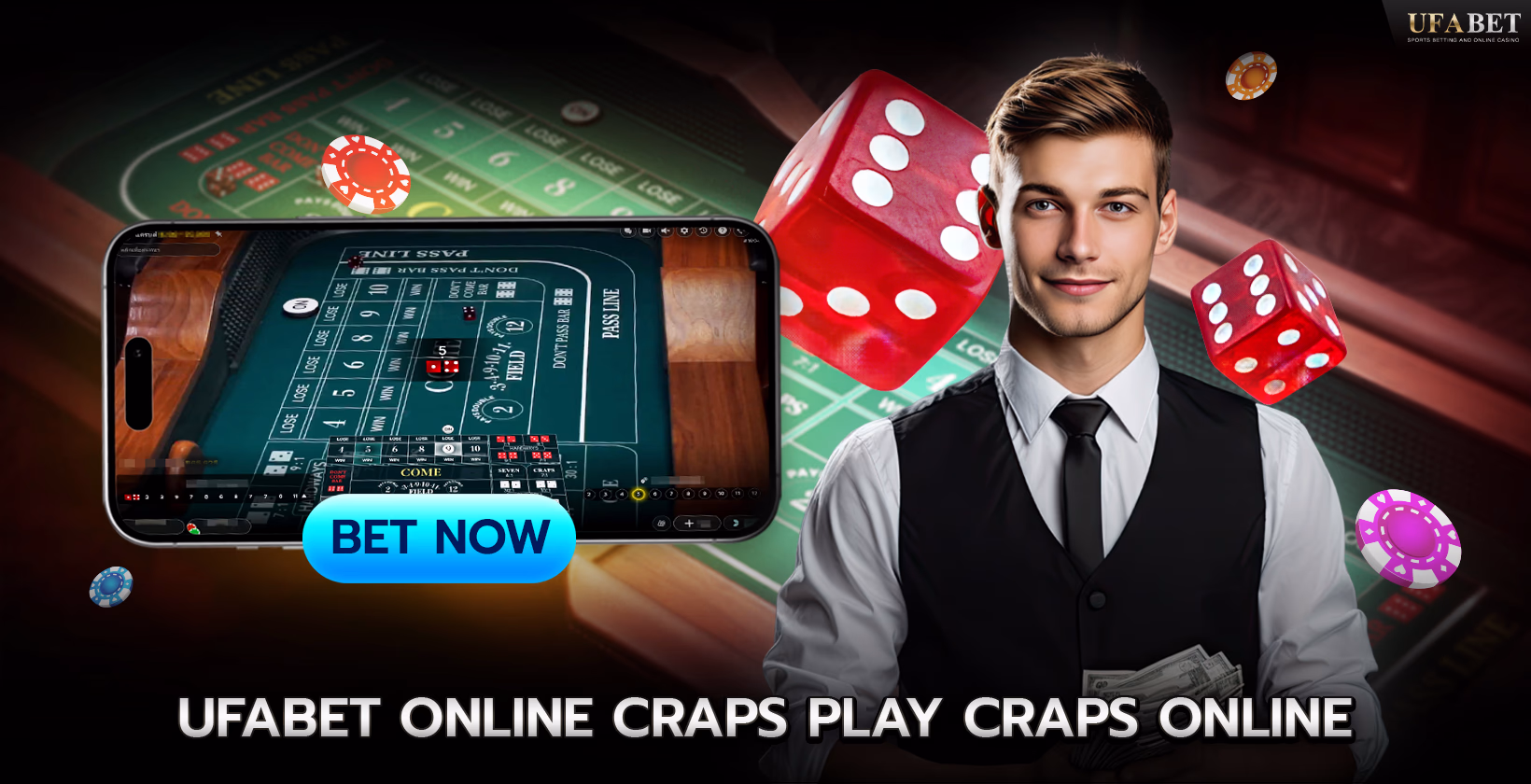 Online craps game at UFABET.