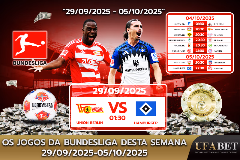 Quais jogos da Bundesliga acontecerão esta semana?