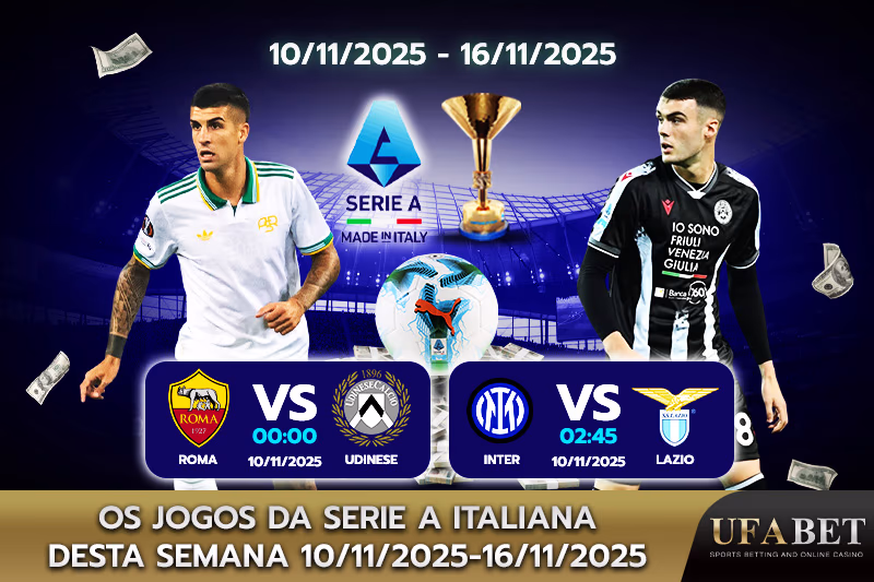 Quais jogos da Série A Italiana acontecem esta semana?