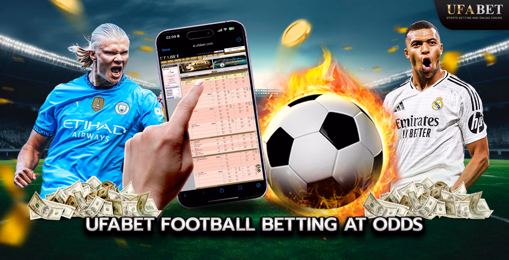 Pagtaya sa football at mga odds sa UFABET