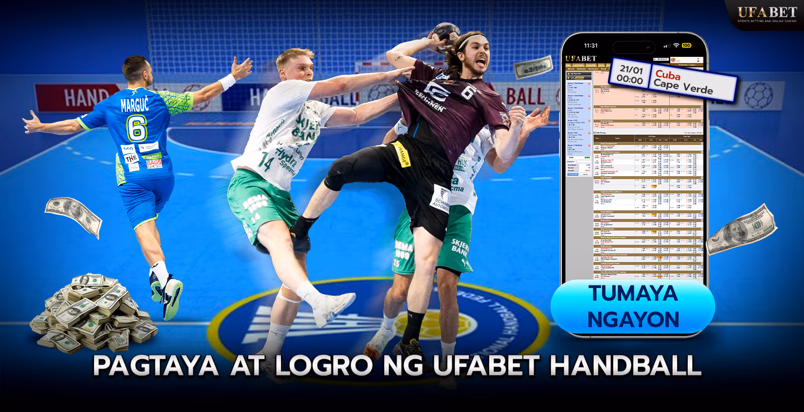 Pagtaya sa Handball Online sa UFABET