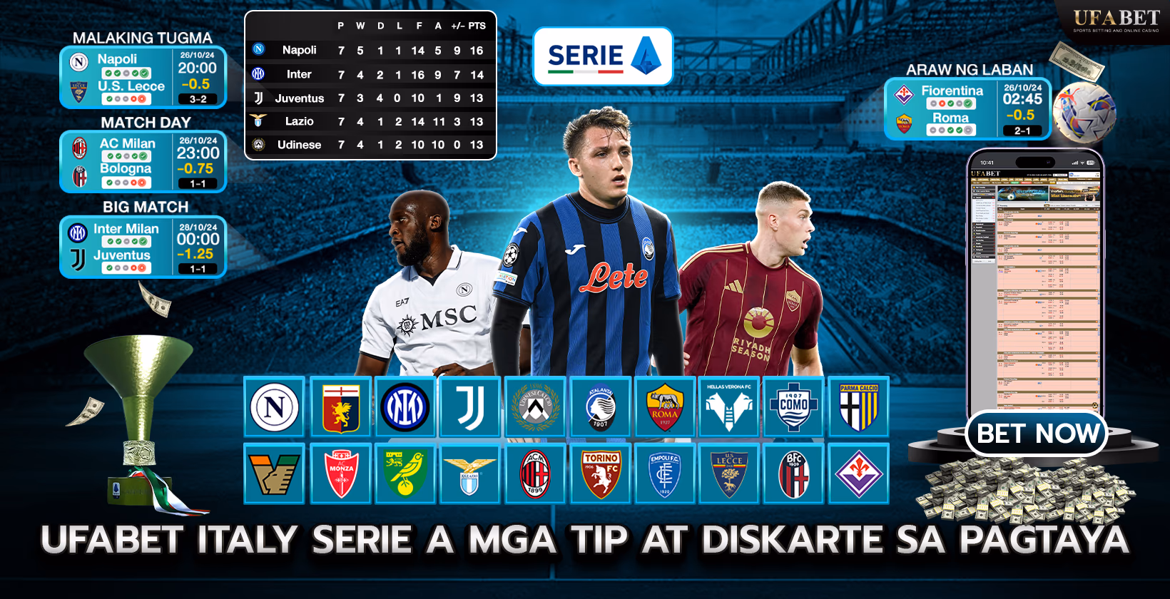 Pagtaya sa Italy Serie A