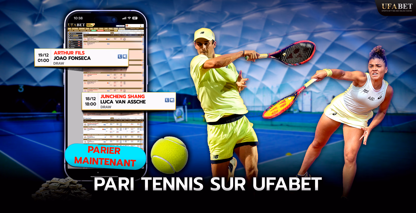 Pari Tennis sur UFABET