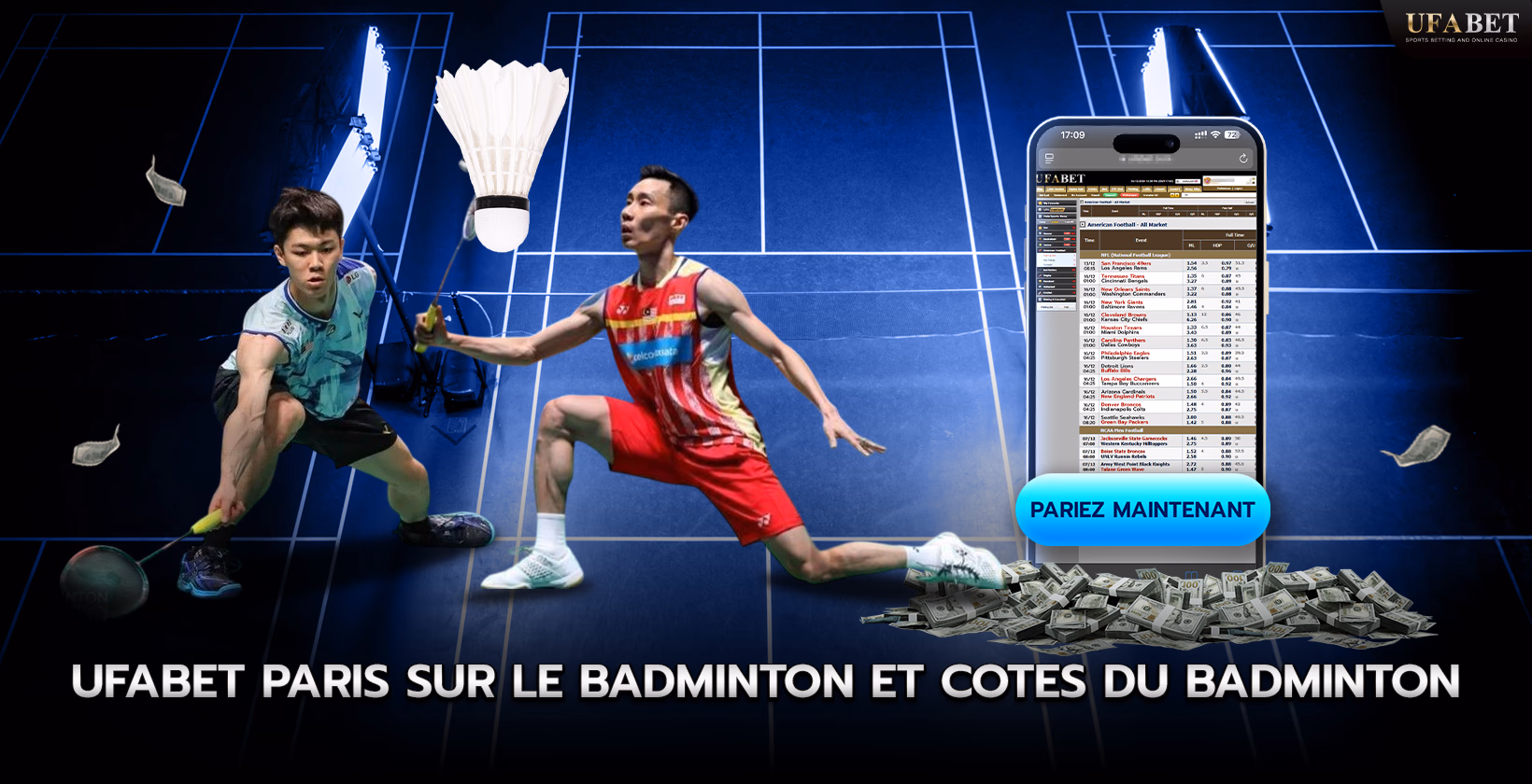 Paris en ligne sur le badminton UFABET